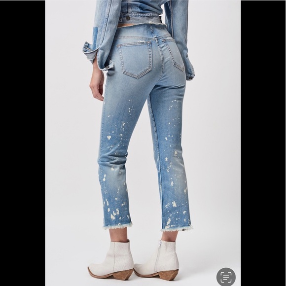 Free People Paint Splatter Jeans - Picture 3 of 4